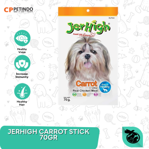Snack / Cemilan Anjing Jerhigh Carrot 70 gram
