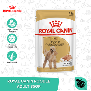Royal Canin Poodle Adult Wet Pouch Dog Food Makanan Anjing Dewasa 85gr
