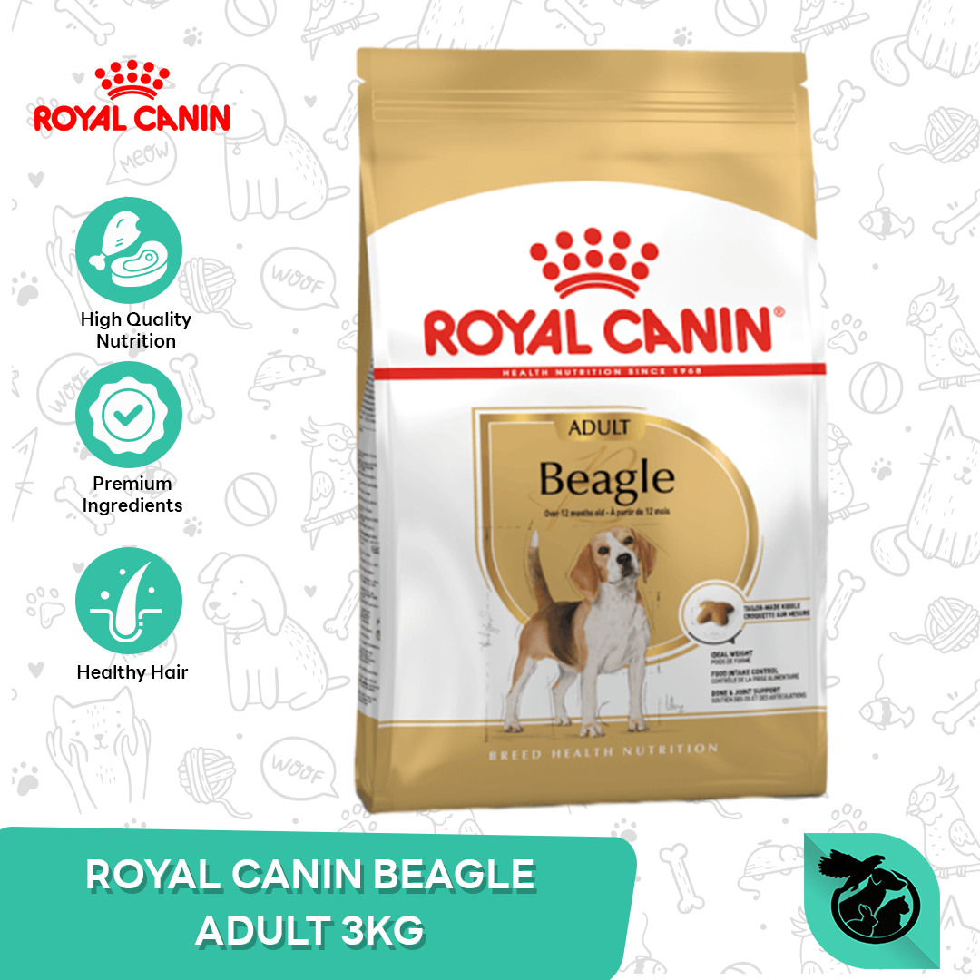 Royal Canin Beagle Adult Dry Dog Food Makanan Anjing Dewasa 3kg