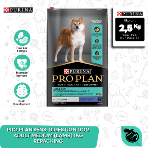 Pro Plan Makanan Anjing Medium Adult Sensitive Digestion 1 KG