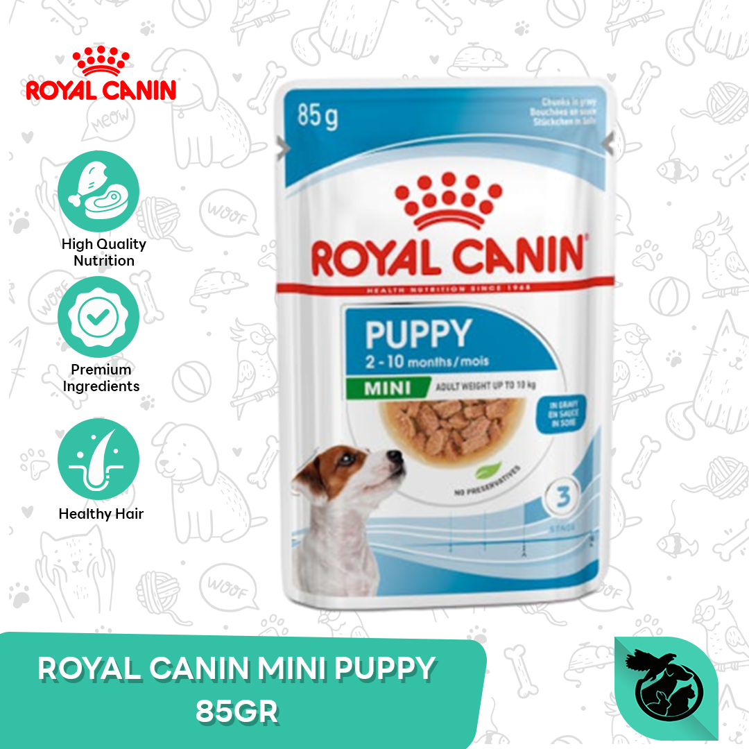Royal Canin Mini Puppy Wet Pouch Dog Food Makanan Anak Anjing 85gr