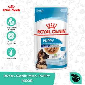 Royal Canin Maxi Puppy Wet Pouch Dog Food Makanan Anak Anjing 140gr