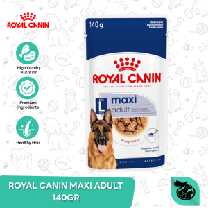 Royal Canin Maxi Adult Wet Pouch Dog Food Makanan Anjing Dewasa 140gr