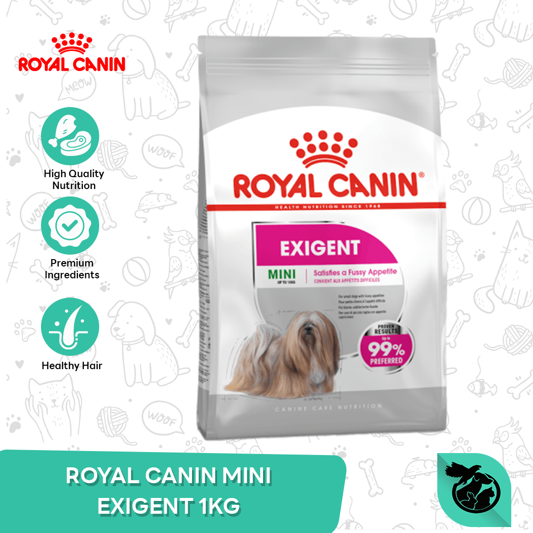 Royal Canin Mini Exigent Adult Dry Dog Food Makanan Anjing Dewasa 1kg