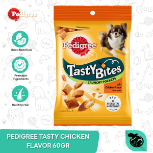 Pedigree Tasty Bites Dog Treats Snack Camilan Anjing 60gr