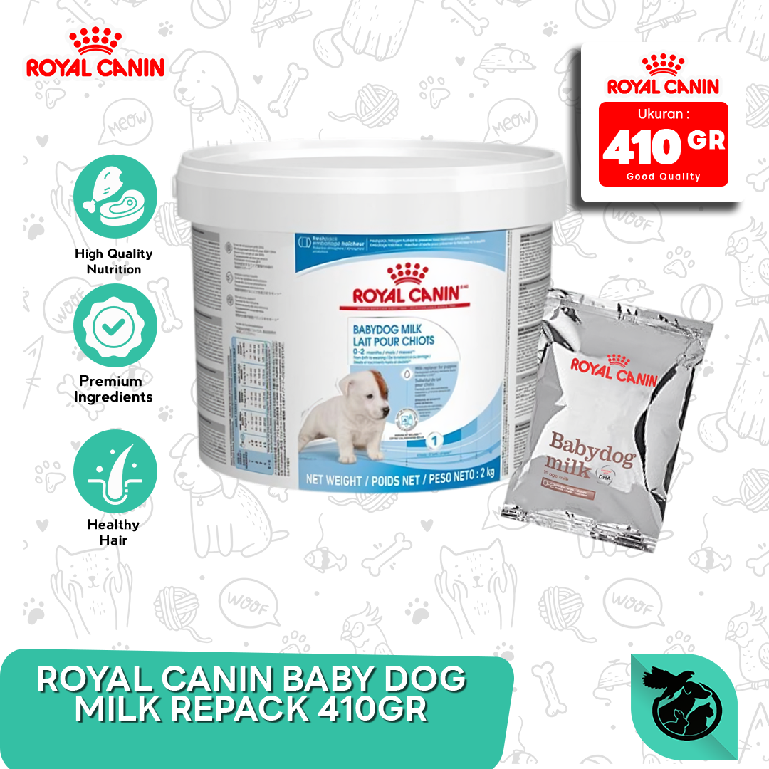 Royal Canin Babydog Milk Susu Anak Anjing 410gr Repack
