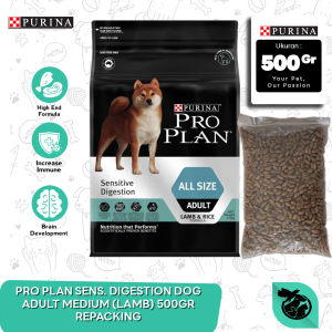 PRO PLAN SENS. DIGESTION - DOG ADULT - MEDIUM (LAMB) 500 GR REPACKING
