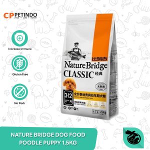 Nature Bridge Poodle Puppy Makanan Anak Anjing Dog Food Dry 1.5 KG