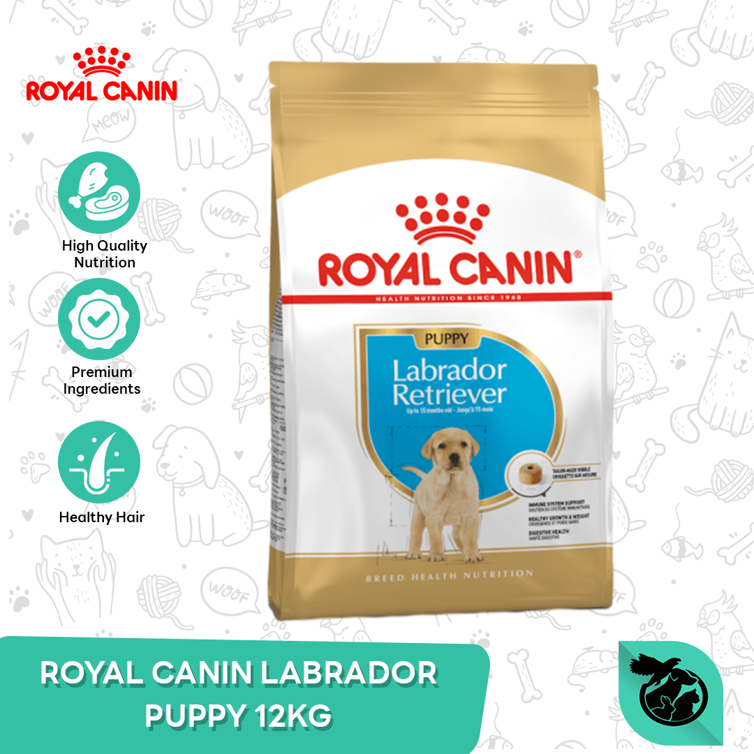 Royal Canin Labrador Puppy Dry Dog Food Makanan Anak Anjing 12kg