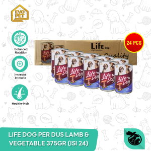 Life Dog Makanan Anjing Wet Food Kaleng Dus Isi 24 PCS 375 GR
