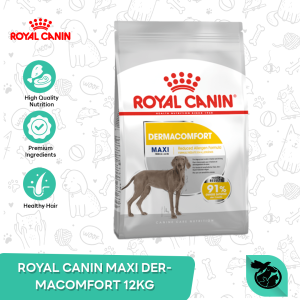 Royal Canin Maxi Dermacomfort Adult Dry Dog Food Makanan Anjing Dewasa 12kg