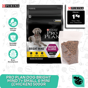 Makanan Anjing ProPlan Dog Food Bright Medium Large Chicken 1 KG