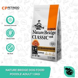 Nature Bridge Poodle Adult Makanan Anjing Dewasa Dog Food Dry 1.5 KG