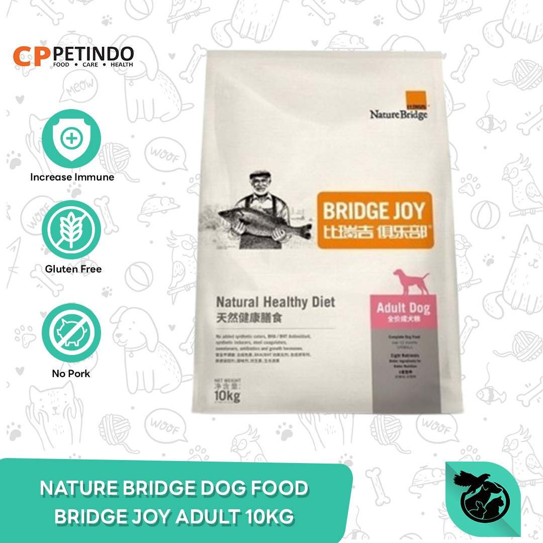 Makanan Anjing Dewasa Nature Bridge Joy Adult Dog Food 10 Kg