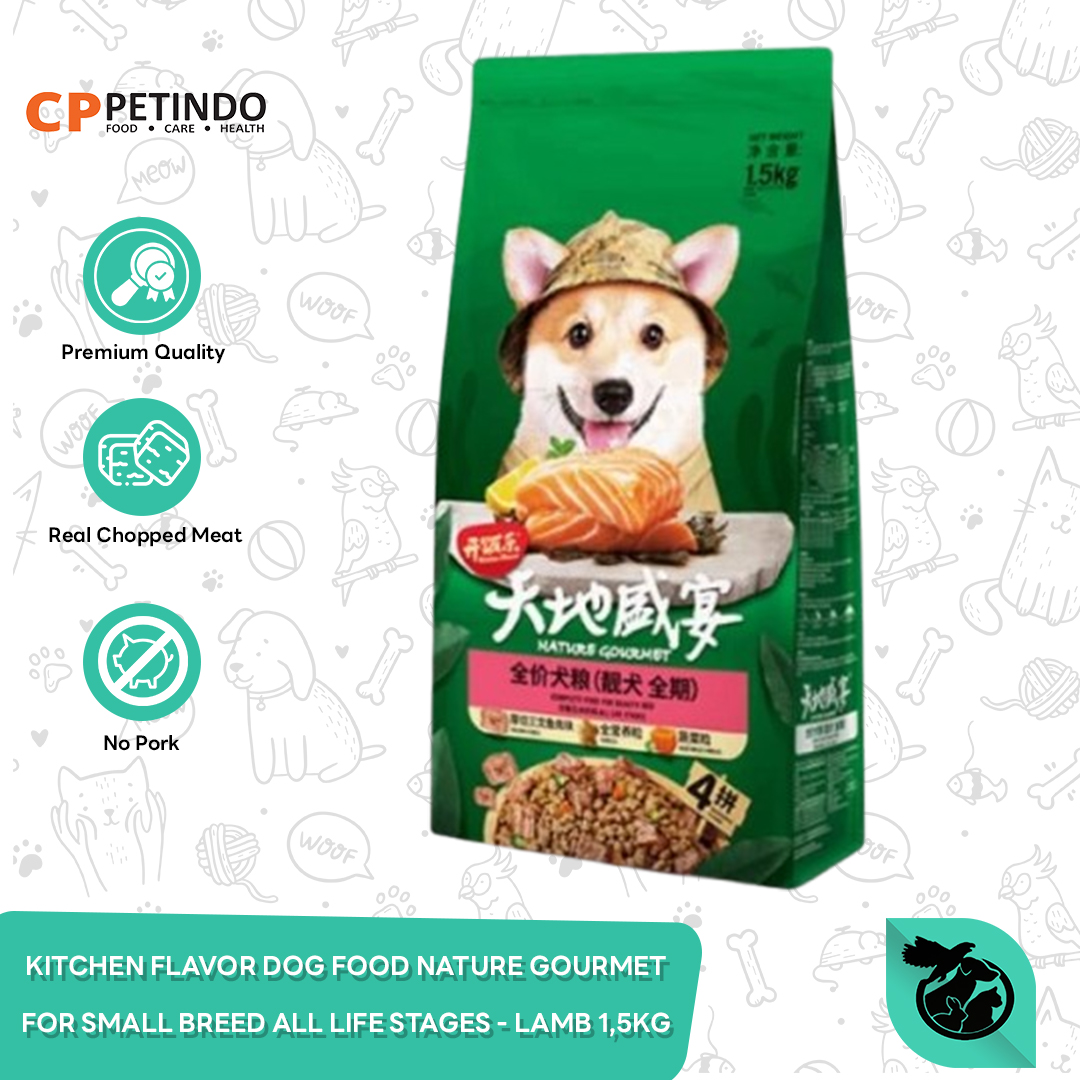 Kitchen Flavor Nature Gourmet Lamb All Life Stages Dog Food 1.5 KG