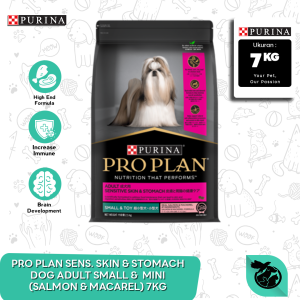 Pro Plan Sensitive Skin Stomach Adult Small Mini Salmon 7 Kg