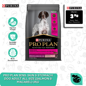 Pro Plan Sensitive Skin Stomach Adult Medium Large 3 Kg