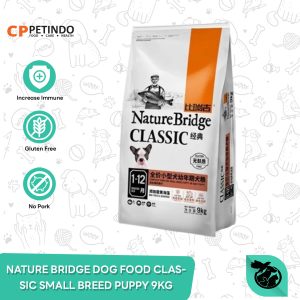 Nature Bridge Small Breed Puppy Dog Food Makanan Anjing 9 Kg