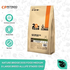 Nature Bridge Medium Large All Life Stages Dog Food 12 Kg