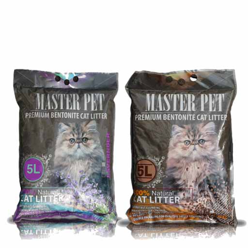 MASTER Clumping Cat Litter Pasir Kucing Gumpal 5lt