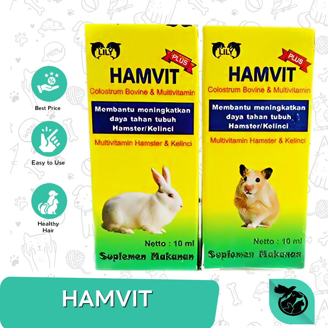 Vitamin Hamster & Kelinci - HAMVIT 10 ml