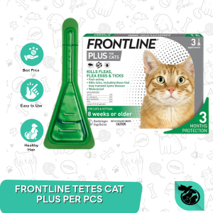 Obat Kutu Frontline Plus For Cats & Kitten 1 tube