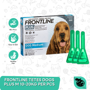 Frontline Plus Dog 10 - 20 Kg Frontline Plus Dog 10 - 20 Kg Obat Anti Kutu Pembunuh kutu Anjing