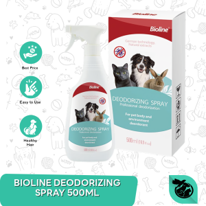 Penghilang Bau Hewan Peliharaan Bioline Deodorizing Spray 500 ML