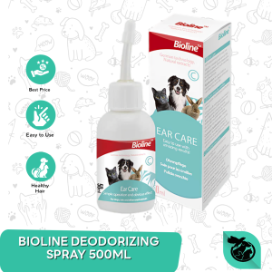 Obat Tetes Telinga Kucing Anjing Bioline Ear Care Drop 50 ML