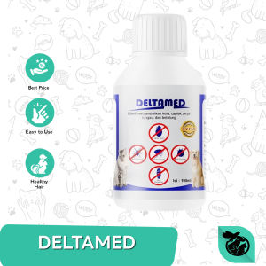 Obat Kutu Anjing Kucing Cair Spray Semprot Deltamed 100 ml