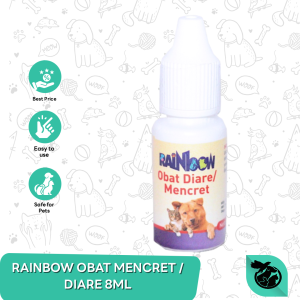 Obat Diare mencret Gangguan Pencernaan Kucing Anjing Rainbow 8 Ml