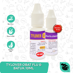 Tylover Obat Flu Batuk Kucing Anjing 10 ML