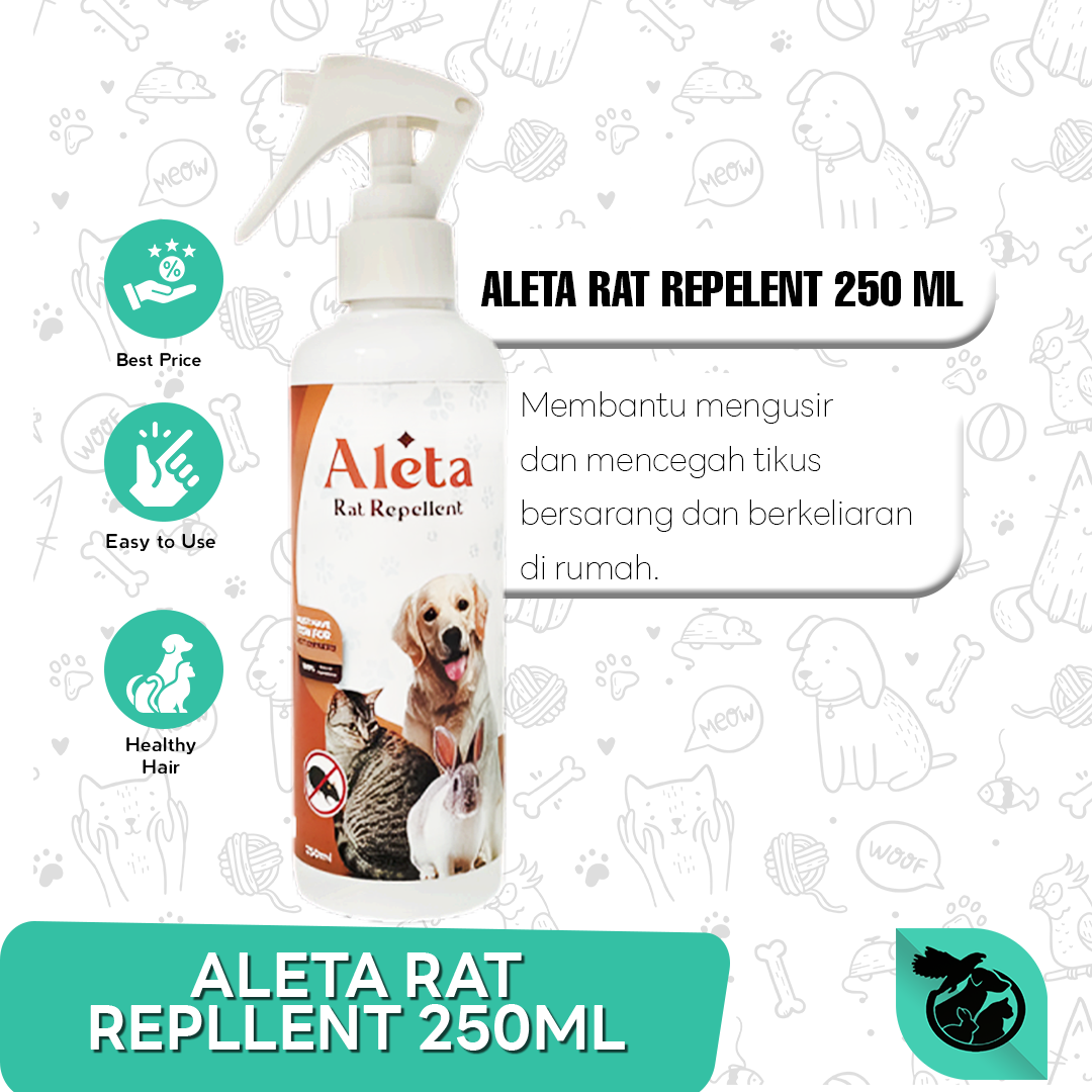 Aleta Rat Repllent Spray Cairan Pengusir Racun Tikus Semprot 250 ML