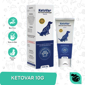 Saleb Cream Obat Anti Jamur Anjing Kucing Kelinci Ketovar 10gram