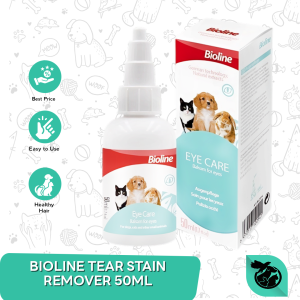 Pembersih Noda Mata Hewan Bioline Tear Stain Remover 50 ML