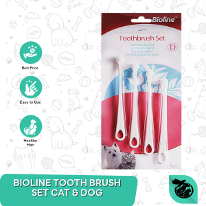 Sikat Gigi Hewan Kucing Anjing Bioline Tooth Brush