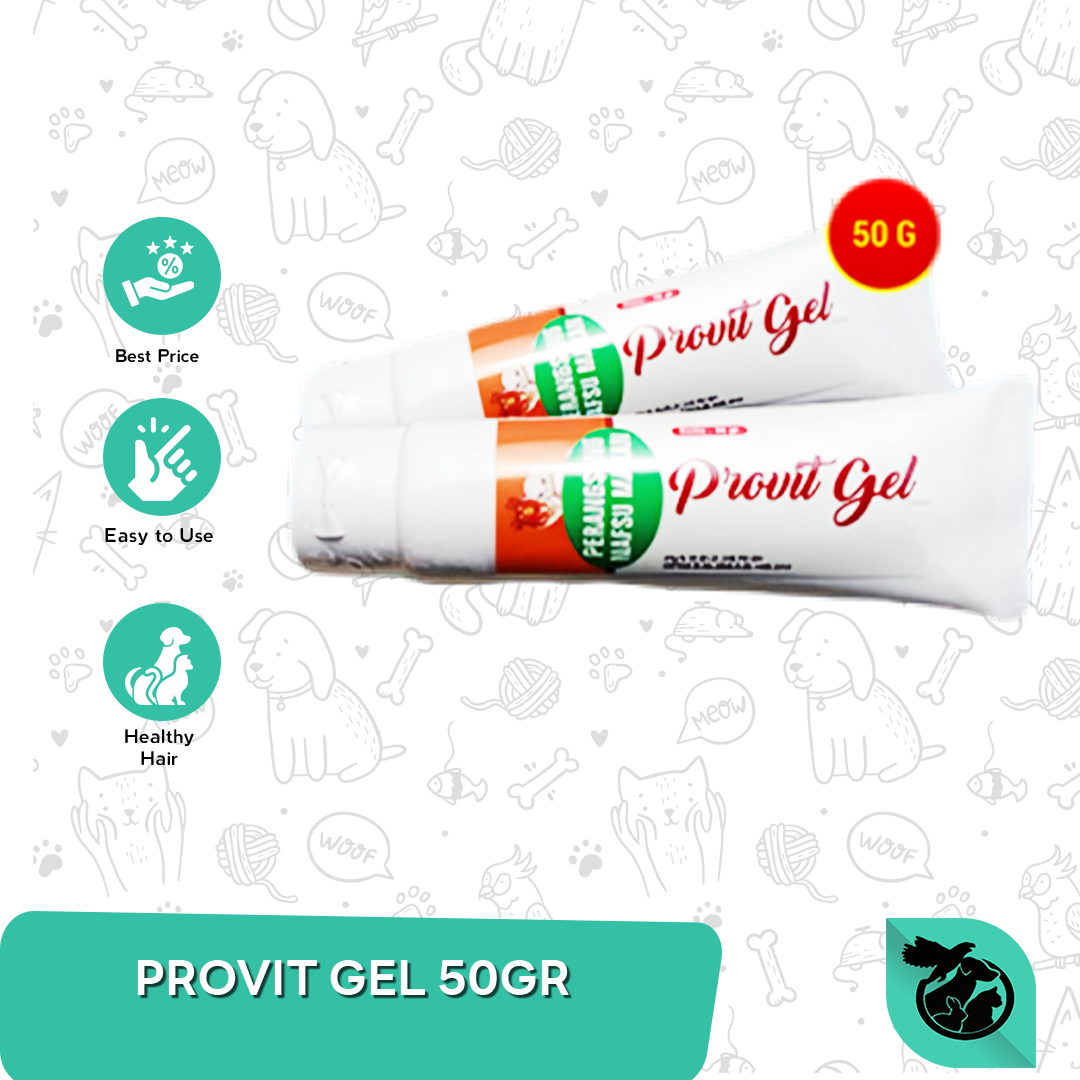 Vitamin Nafsu Makan Kucing Anjing Profit Gel 50 Gram