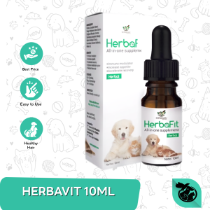 Vitamin Supplement Kucing dan Anjing Herbafit 10ml