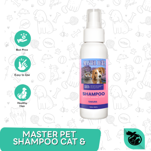 MASTER Pet Shampoo For Cat & Dog Shampo Kucing Anjing 60ml