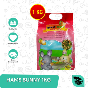 Makanan Hamster - Kelinci Hamsf Bunny 1Kg Makanan Kelinci dan Hamster 1 kg