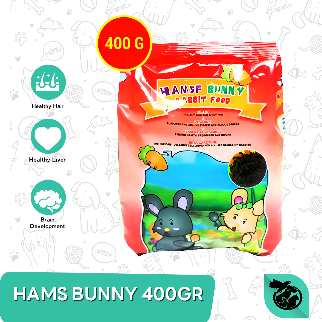 Makanan Kelinci Rabbit food Hams Bunny 400gr