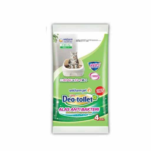 Underpad Unicharm Deo Toilet Alas Anti Bakteri 4 PCS - Image 2