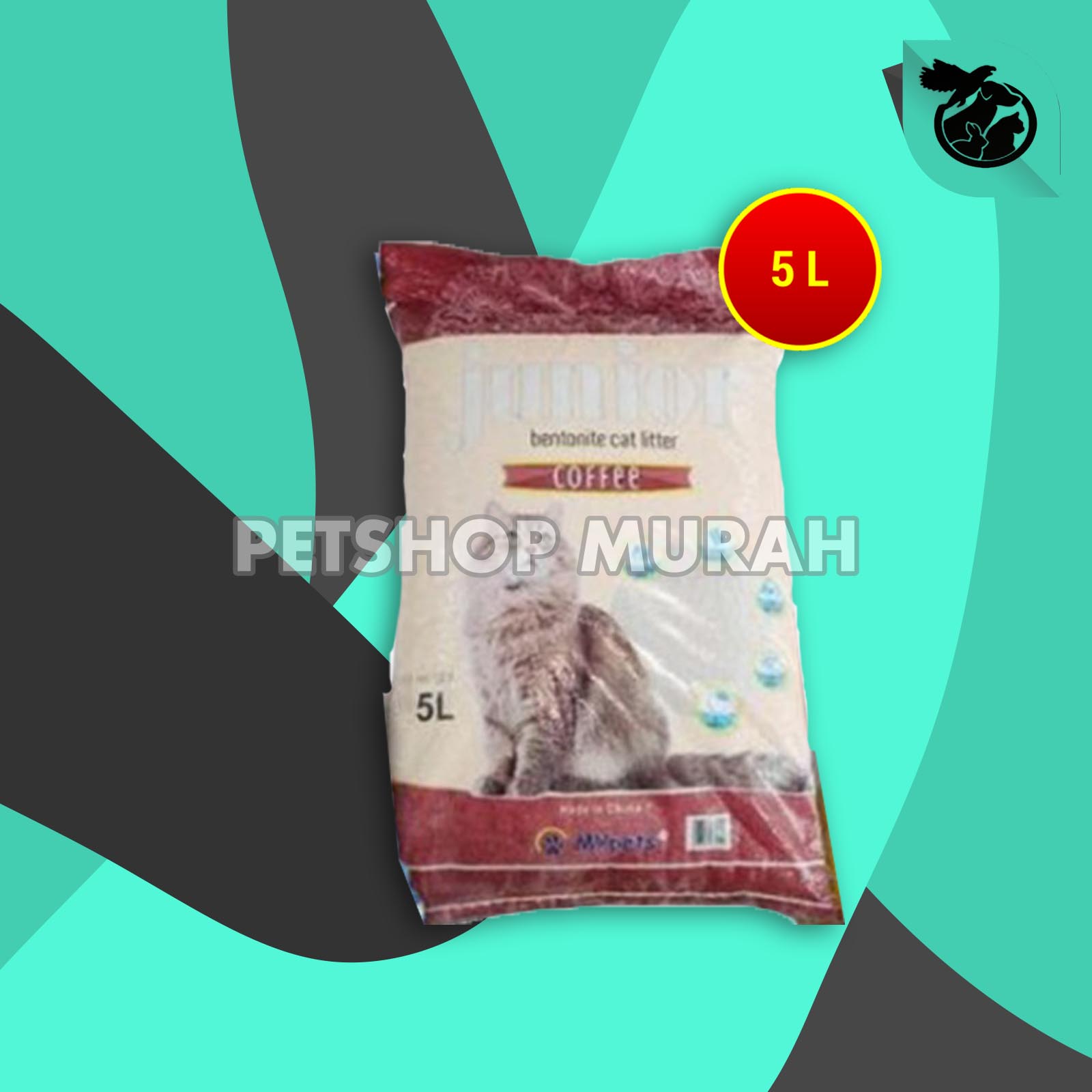 Pasir Kucing Gumpal Wangi Junior 5 Litter Clumping Non Cub n Kit - Image 5