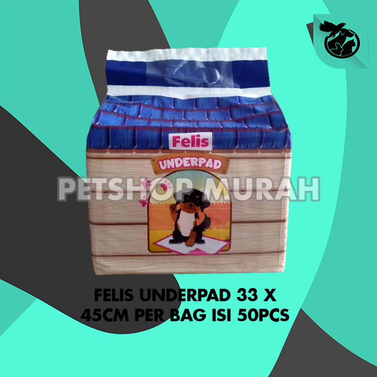 Underpad Felis Alas Pipis Poop Kucing Anjing Perlak Hewan - Image 2