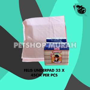 Underpad Felis Alas Pipis Poop Kucing Anjing Perlak Hewan