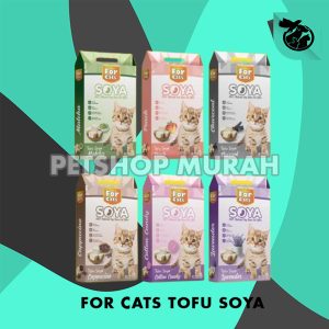 Pasir Kucing Forcats Tofu Soya Gumpal Wangi 7 Liter