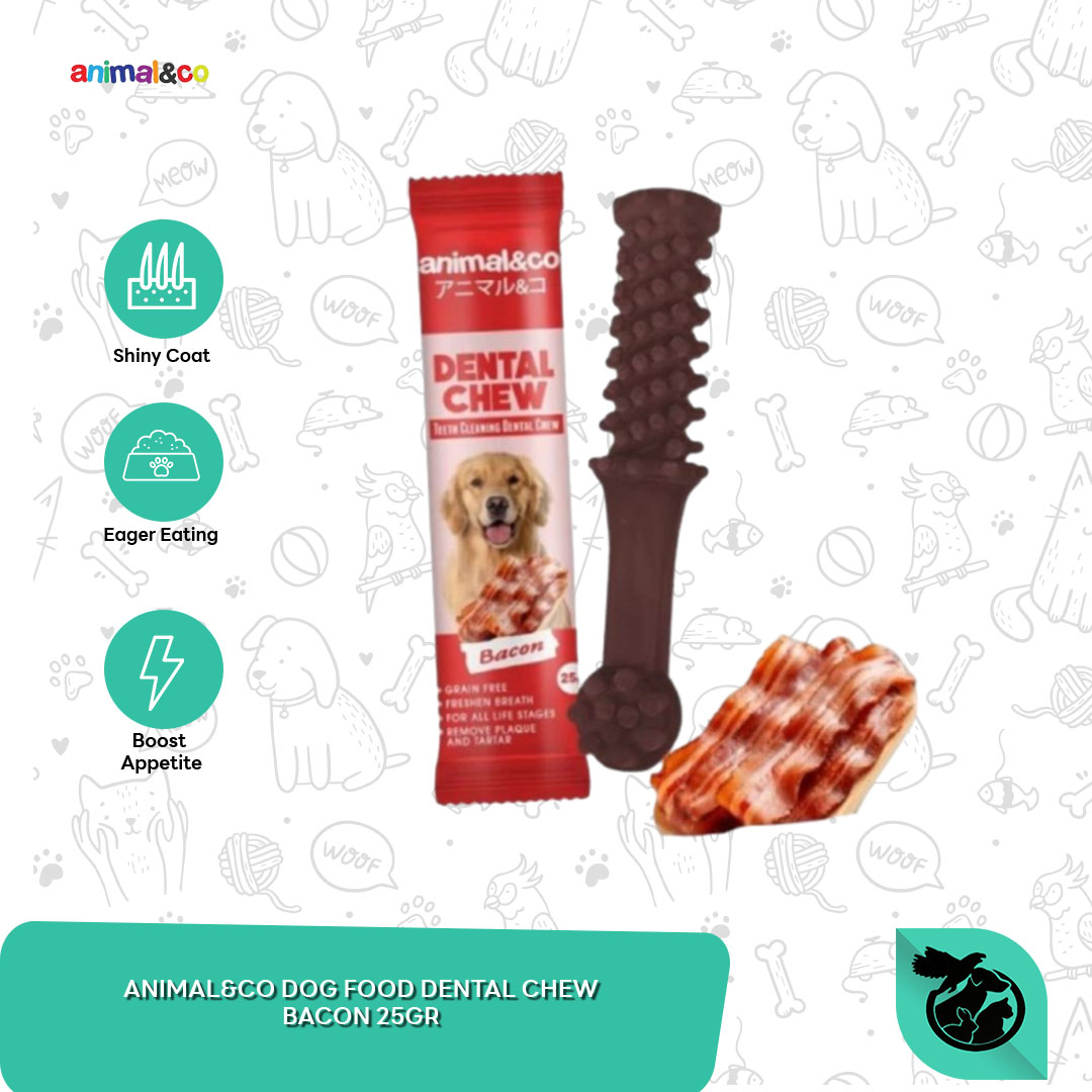Animal&Co Dental Chew Snack Anjing Pembersih Gigi Penghilang Bau Mulut 25 Gram - Image 4