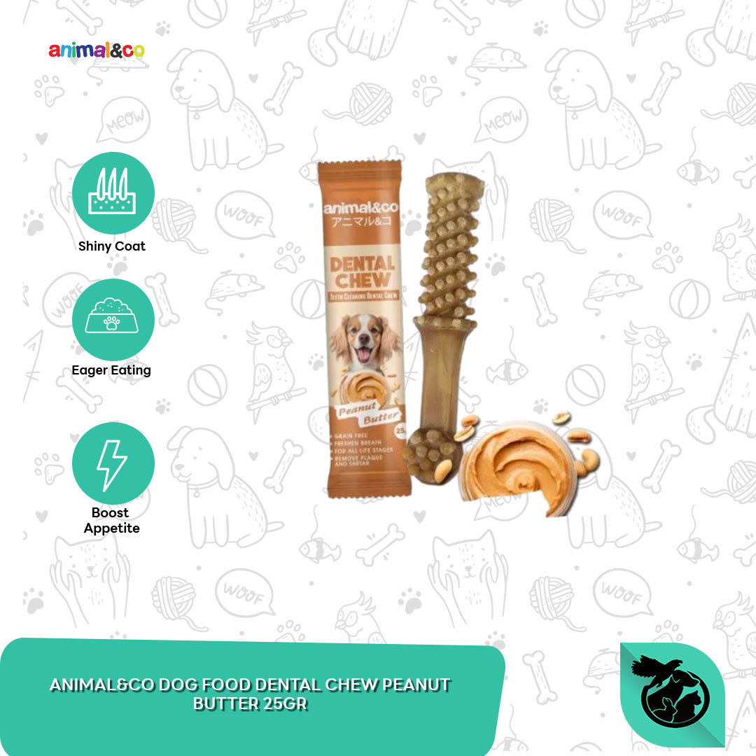 Animal&Co Dental Chew Snack Anjing Pembersih Gigi Penghilang Bau Mulut 25 Gram - Image 3