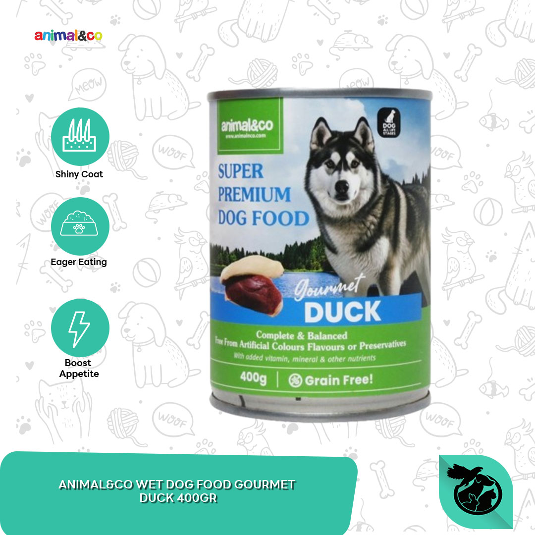 Animal&Co Gourment Wet Dog Food Can Makanan Anjing 400 Gram - Image 2