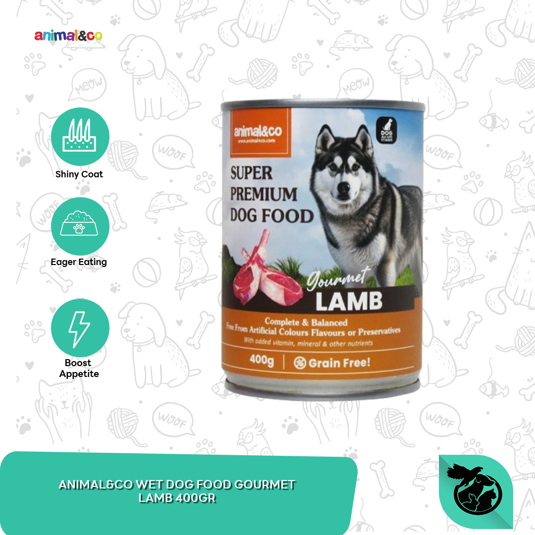 Animal&Co Gourment Wet Dog Food Can Makanan Anjing 400 Gram - Image 4